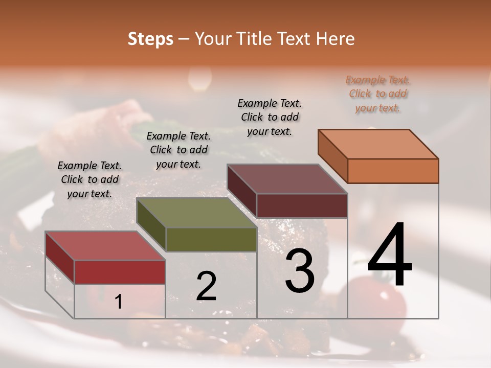Grill Dinner Ribs PowerPoint Template