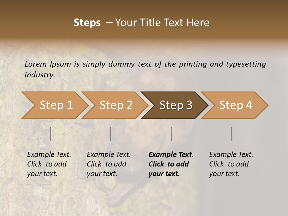 Noctula European Tree PowerPoint Template