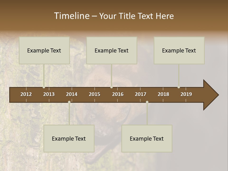 Noctula European Tree PowerPoint Template