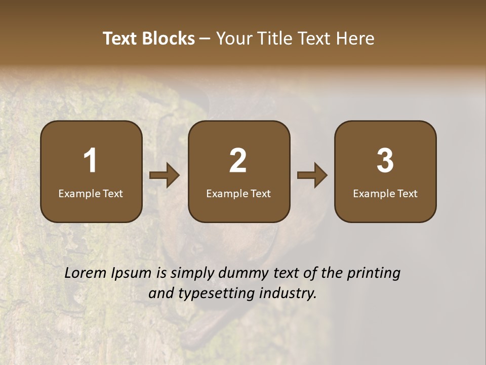 Noctula European Tree PowerPoint Template