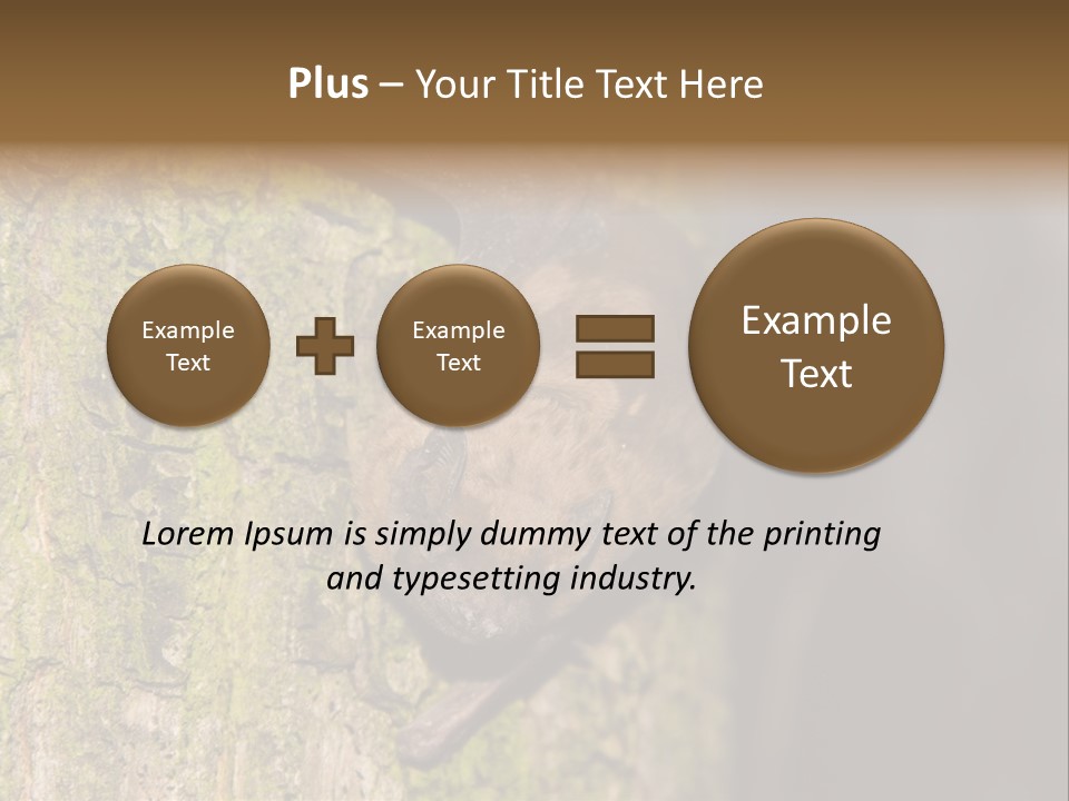 Noctula European Tree PowerPoint Template