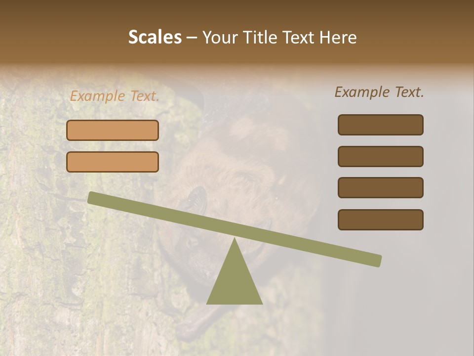 Noctula European Tree PowerPoint Template