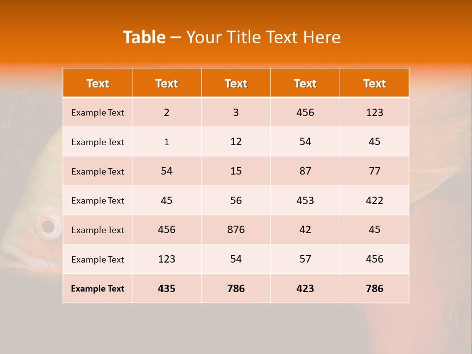 Symphysodon Display Pterophyllum PowerPoint Template