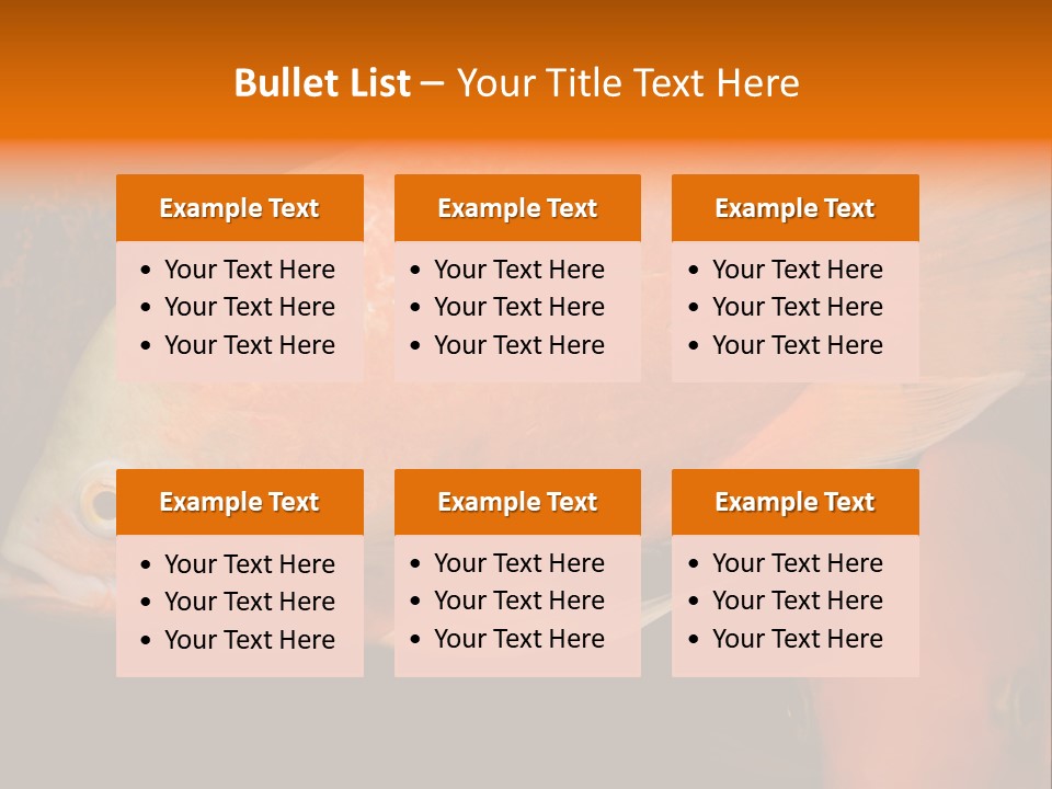 Symphysodon Display Pterophyllum PowerPoint Template