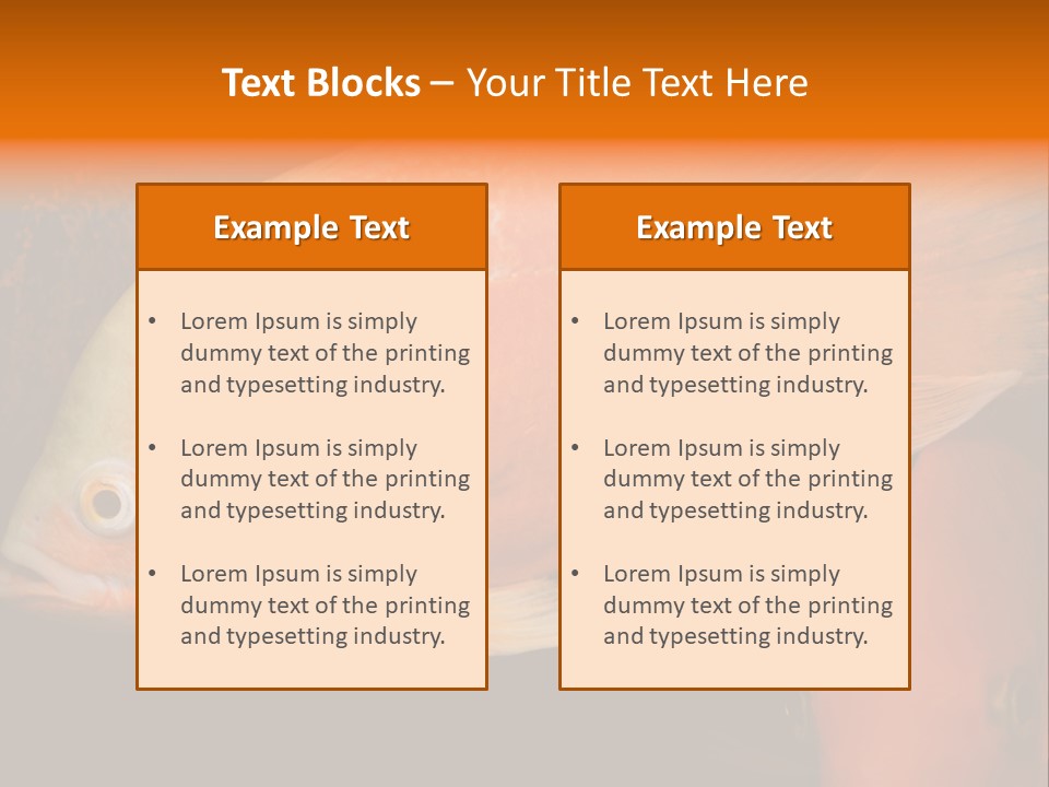 Symphysodon Display Pterophyllum PowerPoint Template
