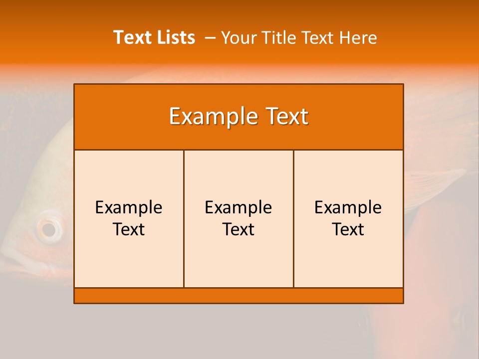 Symphysodon Display Pterophyllum PowerPoint Template
