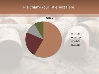 Brown Cap Wine PowerPoint Template