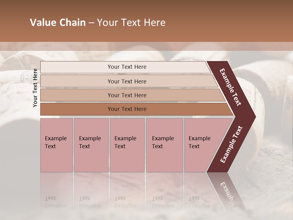 Brown Cap Wine PowerPoint Template