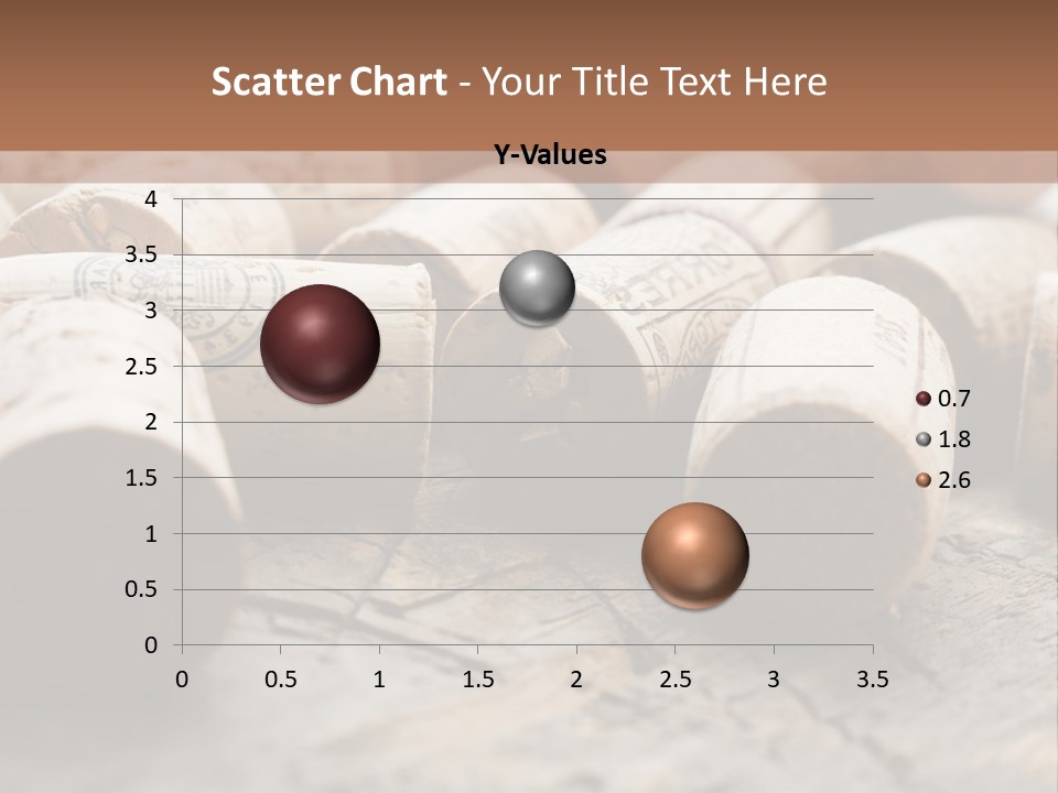 Brown Cap Wine PowerPoint Template