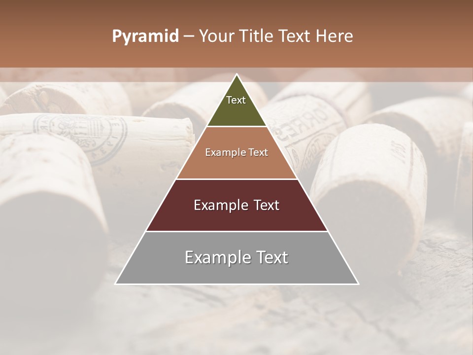 Brown Cap Wine PowerPoint Template