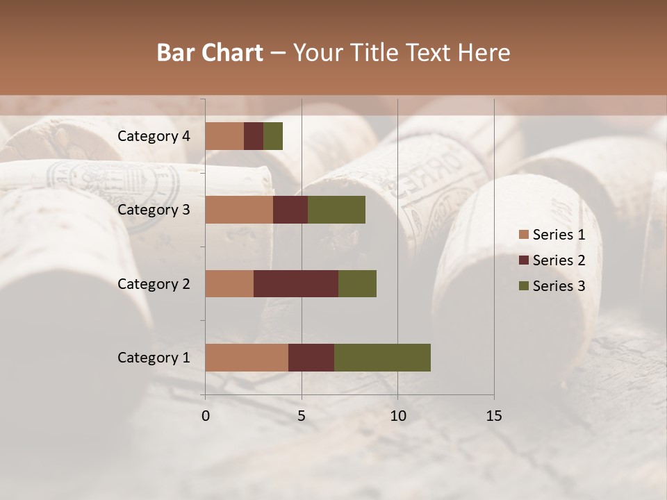 Brown Cap Wine PowerPoint Template