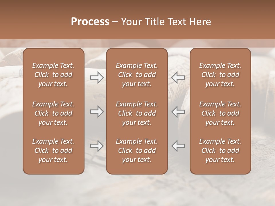 Brown Cap Wine PowerPoint Template