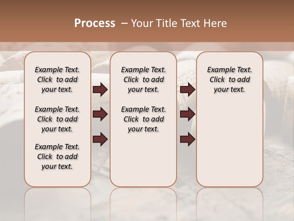 Brown Cap Wine PowerPoint Template