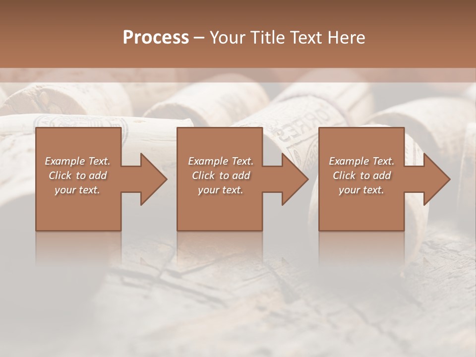 Brown Cap Wine PowerPoint Template