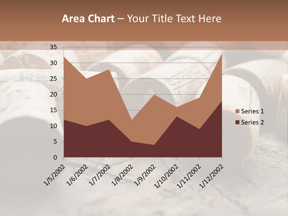 Brown Cap Wine PowerPoint Template
