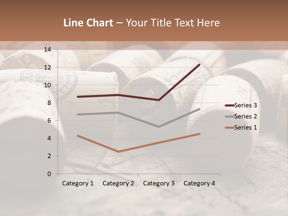 Brown Cap Wine PowerPoint Template