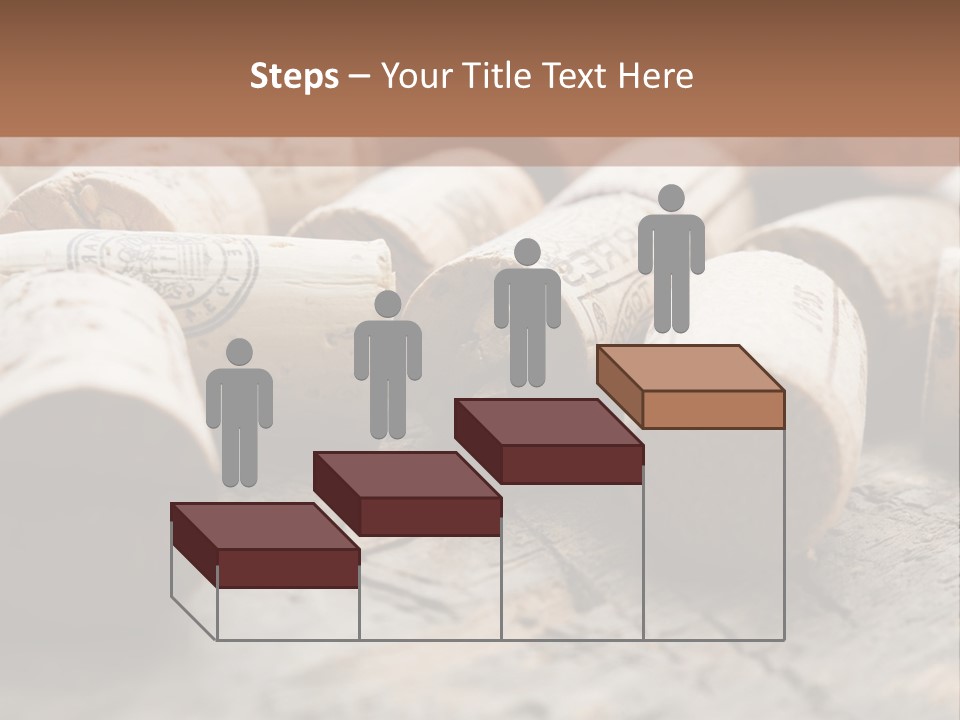 Brown Cap Wine PowerPoint Template