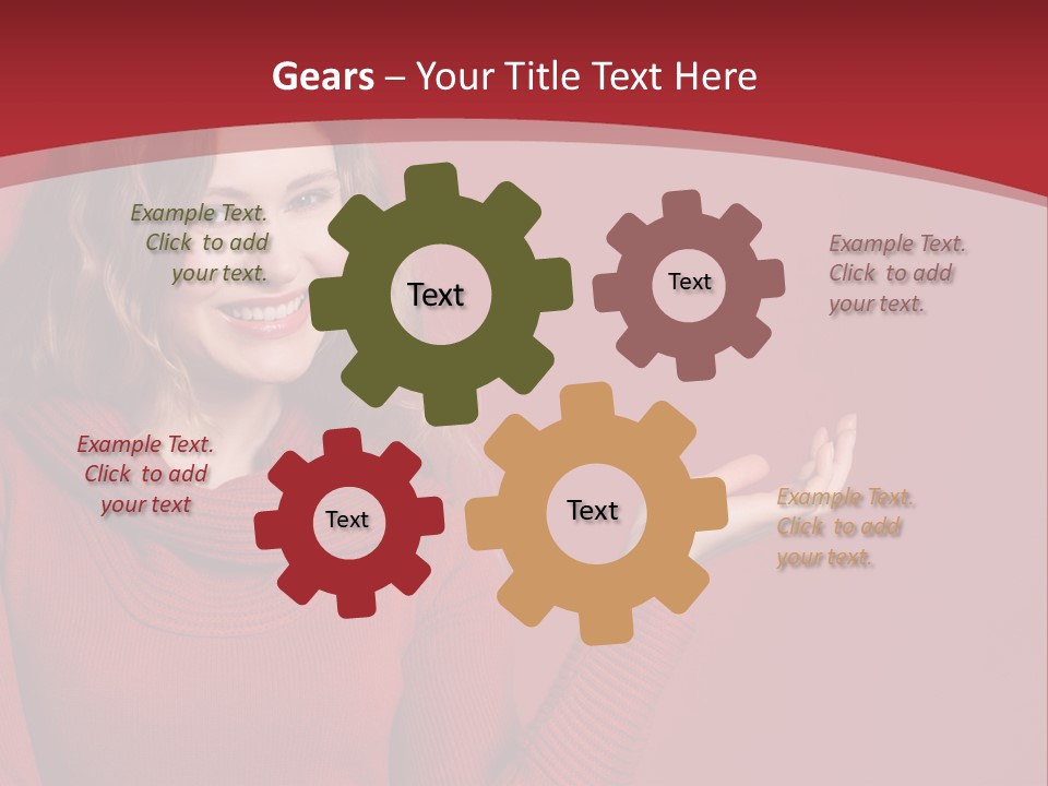 Smile Recommendation Female PowerPoint Template