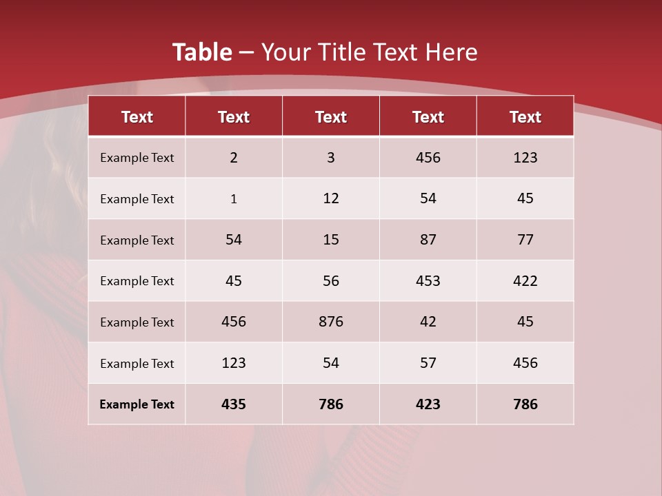 Smile Recommendation Female PowerPoint Template