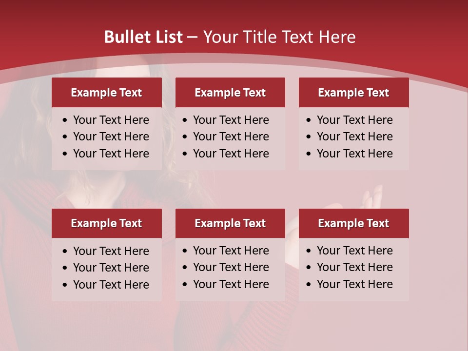 Smile Recommendation Female PowerPoint Template