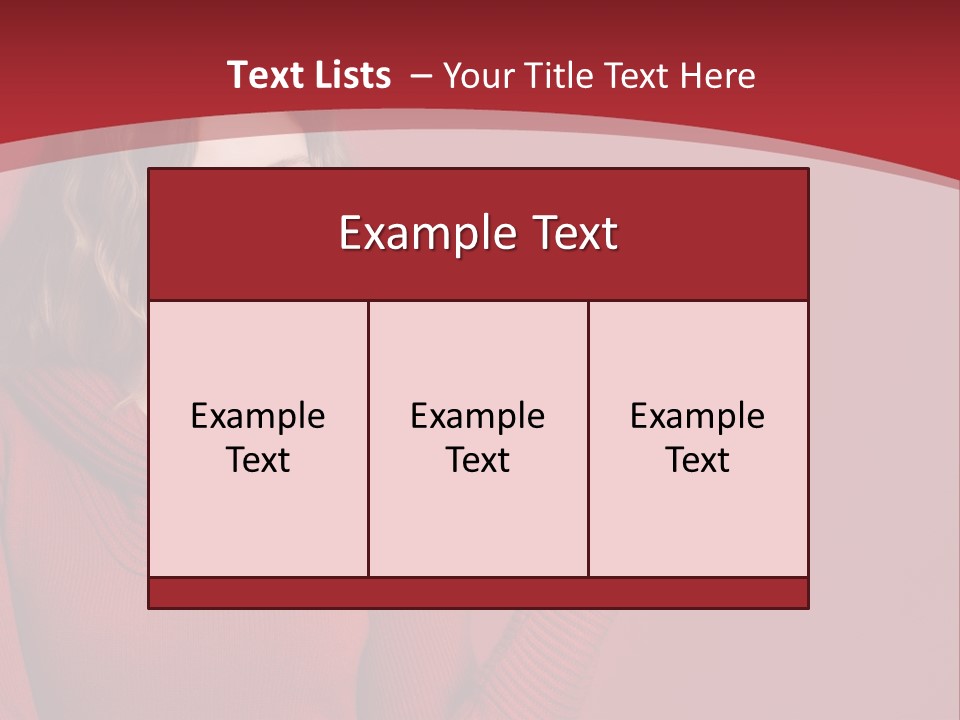 Smile Recommendation Female PowerPoint Template