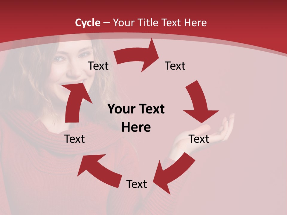 Smile Recommendation Female PowerPoint Template