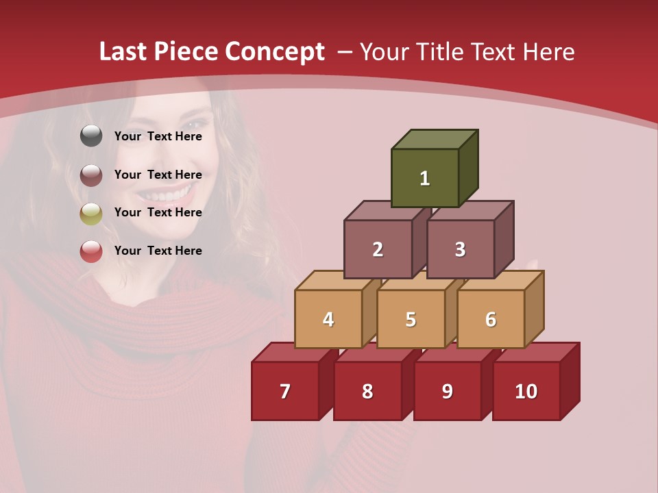 Smile Recommendation Female PowerPoint Template