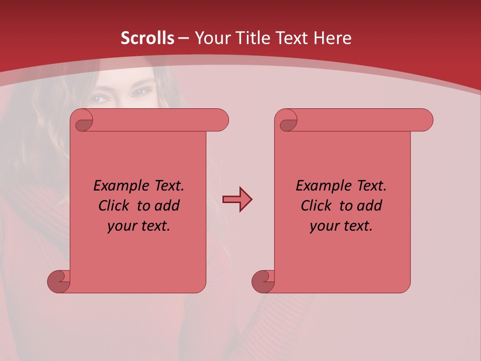 Smile Recommendation Female PowerPoint Template