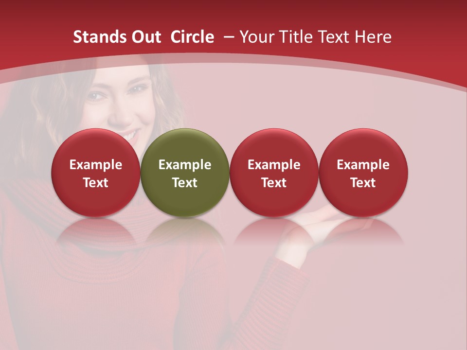 Smile Recommendation Female PowerPoint Template