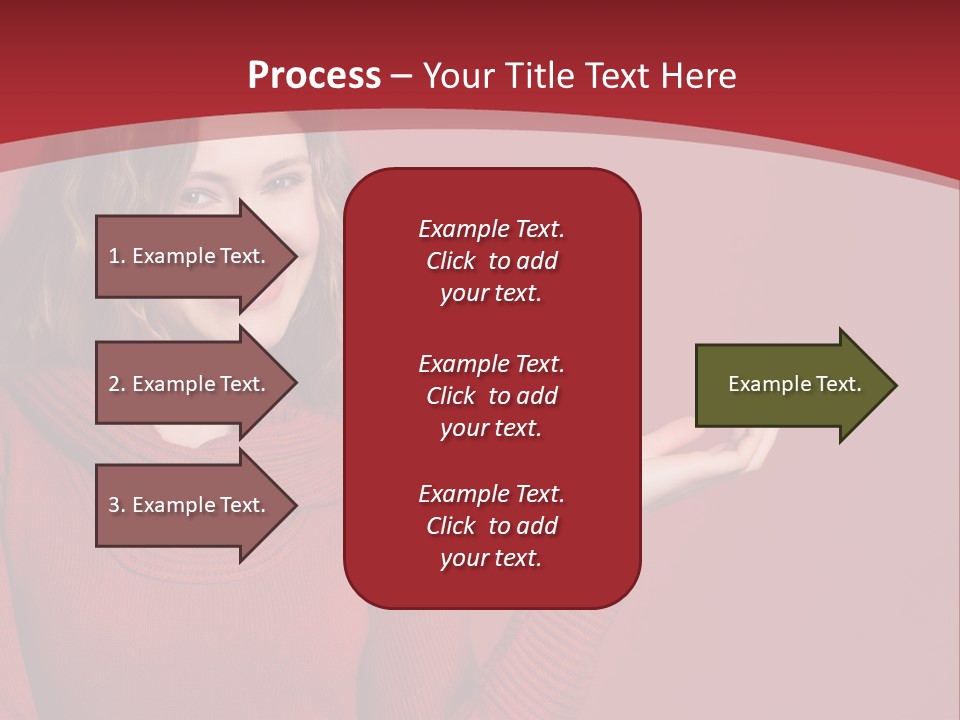 Smile Recommendation Female PowerPoint Template