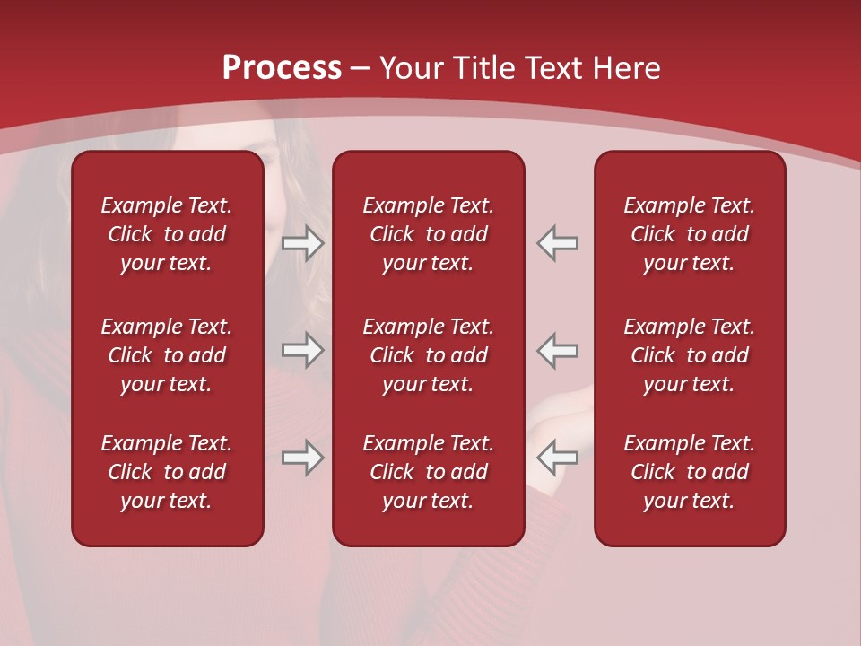 Smile Recommendation Female PowerPoint Template