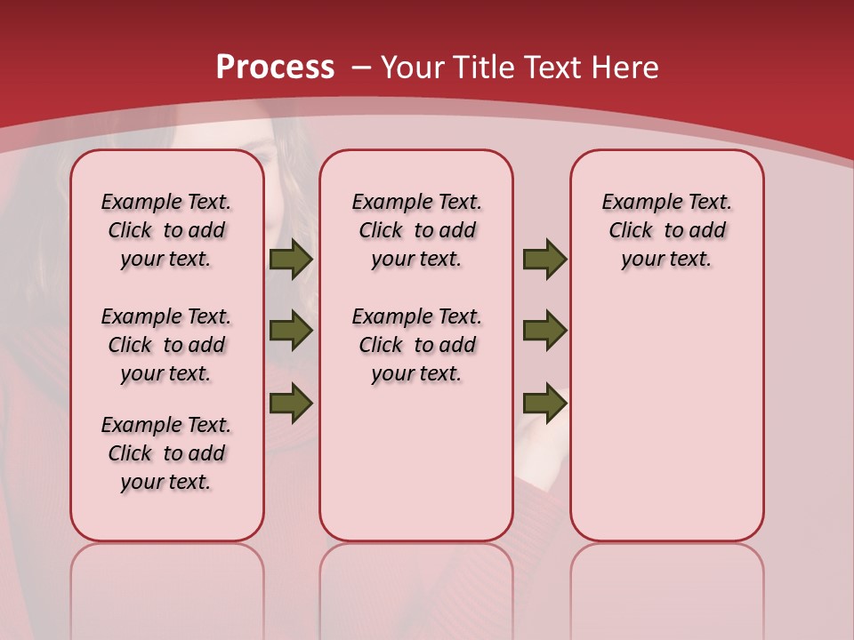 Smile Recommendation Female PowerPoint Template