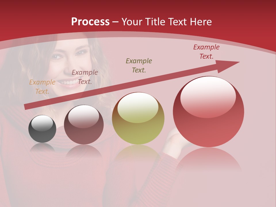 Smile Recommendation Female PowerPoint Template