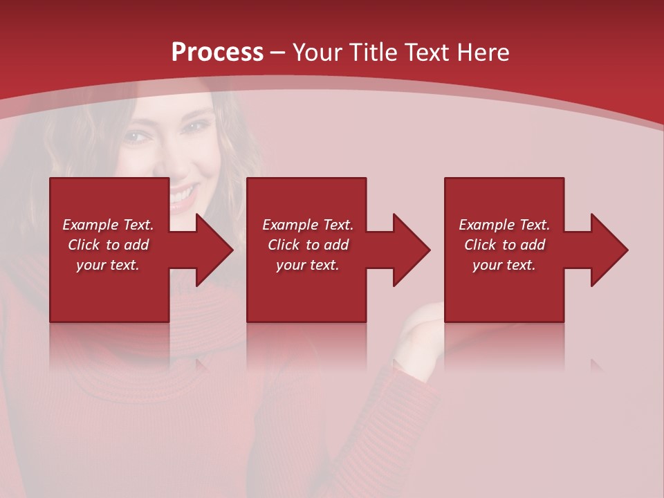 Smile Recommendation Female PowerPoint Template