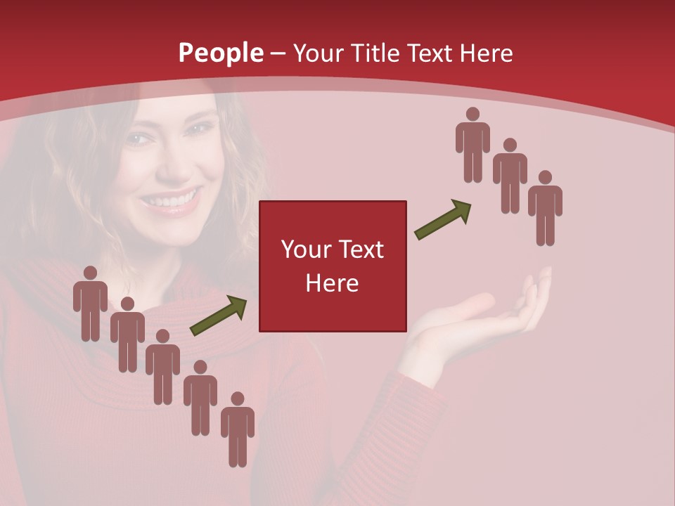 Smile Recommendation Female PowerPoint Template