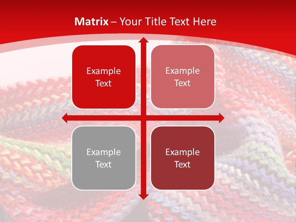 A Red Background With A Wavy Pattern On It PowerPoint Template