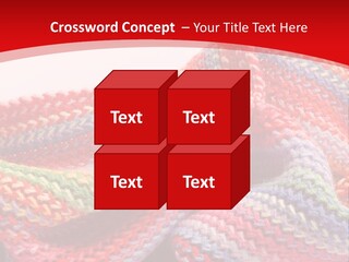 A Red Background With A Wavy Pattern On It PowerPoint Template