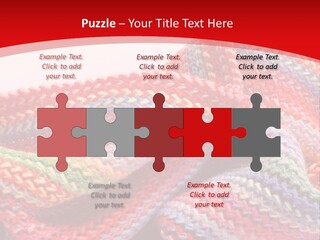 A Red Background With A Wavy Pattern On It PowerPoint Template