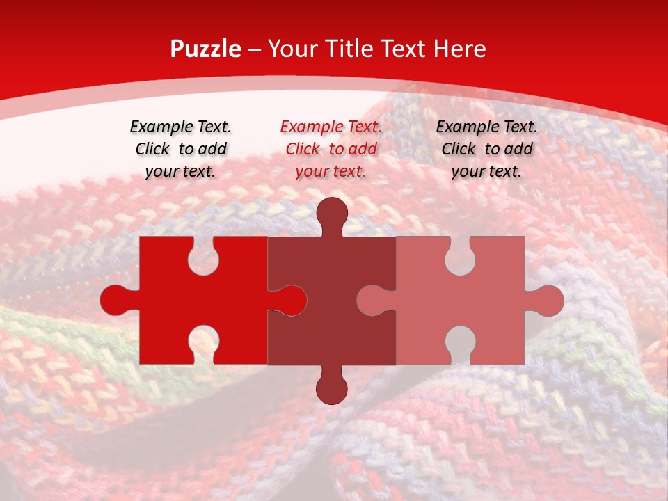 A Red Background With A Wavy Pattern On It PowerPoint Template