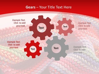 A Red Background With A Wavy Pattern On It PowerPoint Template