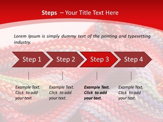 A Red Background With A Wavy Pattern On It PowerPoint Template