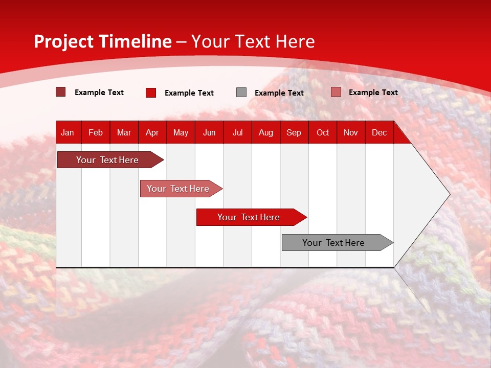 A Red Background With A Wavy Pattern On It PowerPoint Template
