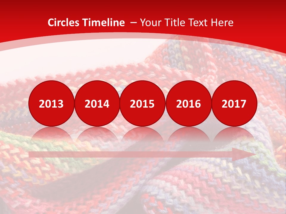 A Red Background With A Wavy Pattern On It PowerPoint Template