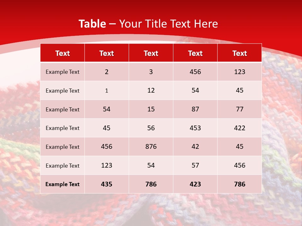 A Red Background With A Wavy Pattern On It PowerPoint Template