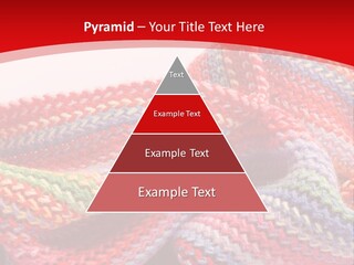 A Red Background With A Wavy Pattern On It PowerPoint Template