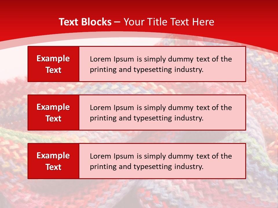 A Red Background With A Wavy Pattern On It PowerPoint Template
