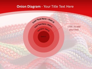 A Red Background With A Wavy Pattern On It PowerPoint Template