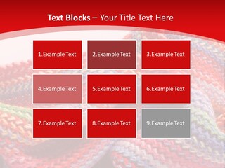 A Red Background With A Wavy Pattern On It PowerPoint Template