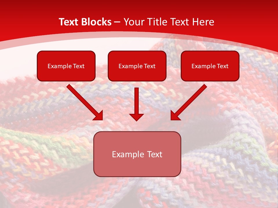 A Red Background With A Wavy Pattern On It PowerPoint Template