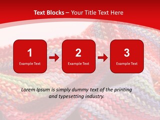 A Red Background With A Wavy Pattern On It PowerPoint Template